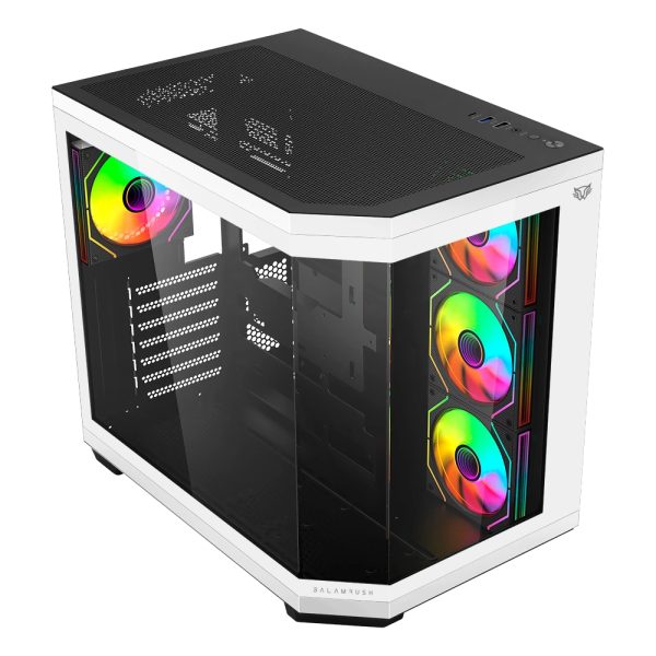 Balam Rush Tank Master 9600 TB Midi Tower Negro, Blanco - Imagen 2