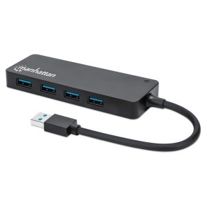 Manhattan Hub USB 3.2 Gen 1 de 4 puertos USB-A