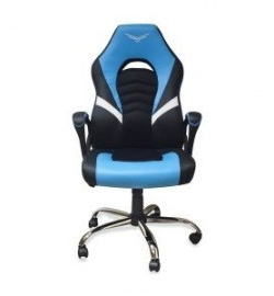 Naceb Technology Titan Silla de juegos para PC asiento acolchado Negro, Azul
