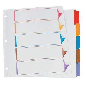 Esselte Omni-Dex, 5 Tabs