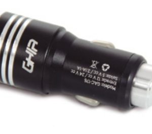 Ghia GAC-176 cargador de dispositivo móvil Universal Negro USB Auto