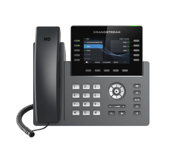 Grandstream Networks GRP2615 teléfono IP Negro, Gris 10 líneas TFT Wifi - Imagen 4