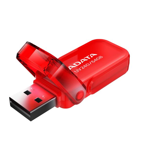 ADATA UV240 unidad flash USB 64 GB USB tipo A 2.0 Rojo - Imagen 2