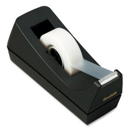 3M C-38 dispensador de cinta adhesiva Negro