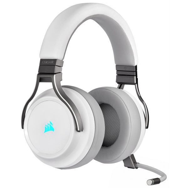 Corsair Virtuoso RGB Wireless Auriculares Inalámbrico y alámbrico Diadema Juego MicroUSB Blanco - Imagen 4