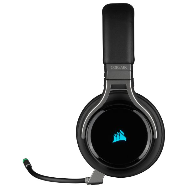 Corsair Virtuoso RGB Wireless Auriculares Inalámbrico y alámbrico Diadema Juego MicroUSB Carbono - Imagen 2