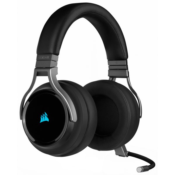 Corsair Virtuoso RGB Wireless Auriculares Inalámbrico y alámbrico Diadema Juego MicroUSB Carbono - Imagen 4