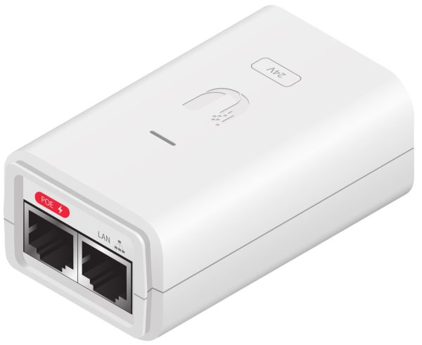 Ubiquiti POE-24-7W-G-WH adaptador PoE Gigabit Ethernet 24 V - Imagen 2