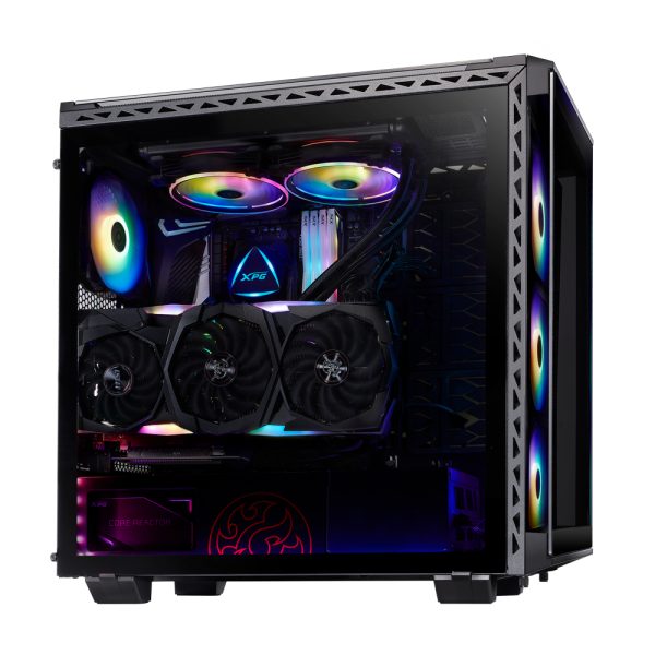 XPG BATTLECRUSIER Midi Tower Negro - Imagen 3