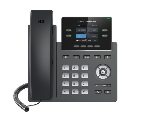 Grandstream Networks GRP2612 teléfono IP Negro 4 líneas TFT - Imagen 4