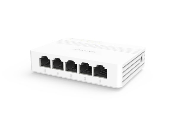 Hikvision DS-3E0508D-E dispositivo de redes Gigabit Ethernet (10/100/1000) Blanco - Imagen 4