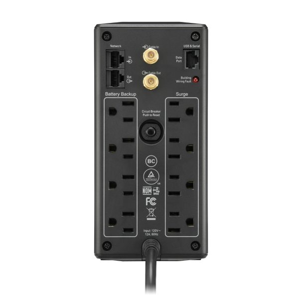 APC BX1000M-LM60 sistema de alimentación ininterrumpida (UPS) Línea interactiva 1 kVA 600 W 8 salidas AC - Imagen 4