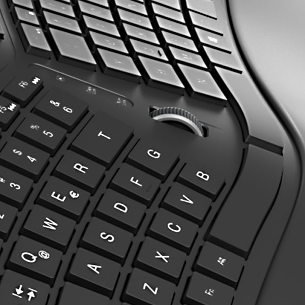 Klip Xtreme Transcend teclado Universal RF inalámbrico QWERTY Español Negro - Imagen 3
