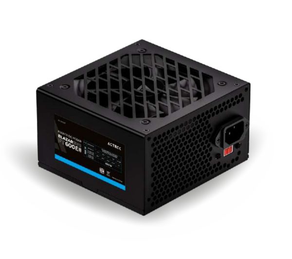 Acteck BLAZAR EVO FT 600E unidad de fuente de alimentación 600 W 20+4 pin ATX ATX Negro - Imagen 2