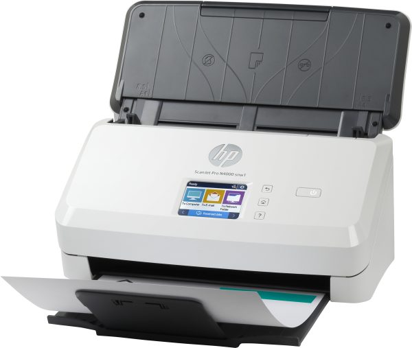 HP Scanjet Pro N4000 snw1 Sheet-feed Scanner Escáner alimentado con hojas 600 x 600 DPI A4 Negro, Blanco - Imagen 2