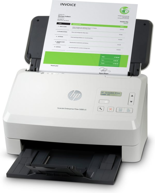 HP Scanjet Enterprise Flow 5000 s5 Escáner alimentado con hojas 600 x 600 DPI A4 Blanco - Imagen 2