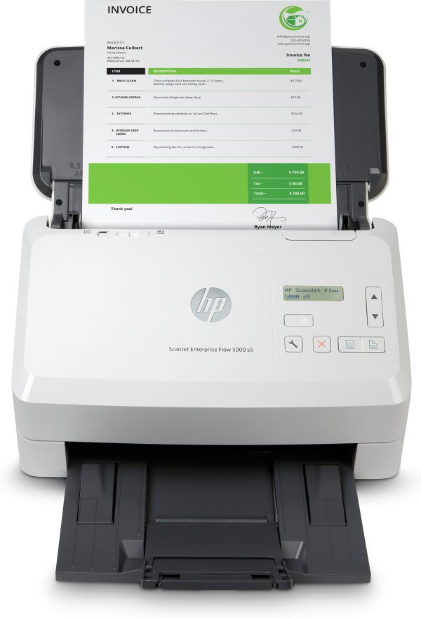 HP Scanjet Enterprise Flow 5000 s5 Escáner alimentado con hojas 600 x 600 DPI A4 Blanco