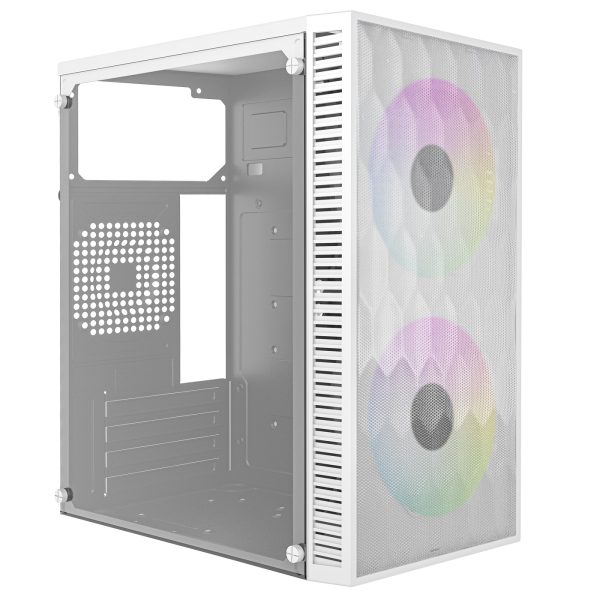 Acteck Torre Fuji GC470 Mini Tower Blanco 500 W - Imagen 4