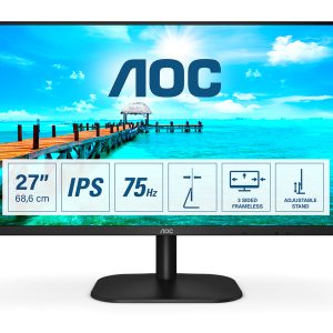 AOC B2 27B2H monitor de computadora 68.6 cm (27") 1920 x 1080 Pixeles Full HD LED Negro