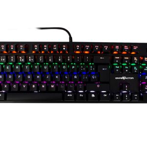 Game Factor KBG400-B teclado Juego USB QWERTY Inglés Negro