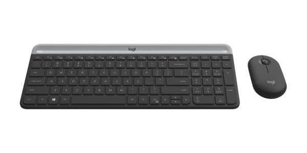 Logitech Slim Wireless Combo MK470 teclado Ratón incluido Oficina RF inalámbrico Blanco - Imagen 3