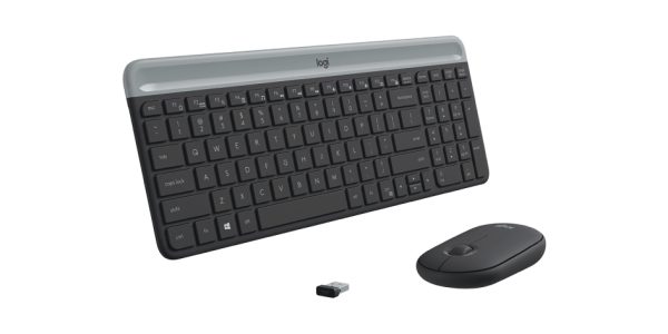 Logitech Slim Wireless Combo MK470 teclado Ratón incluido Oficina RF inalámbrico Blanco - Imagen 4