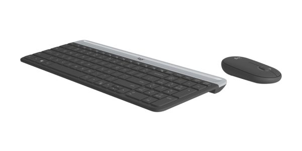 Logitech Slim Wireless Combo MK470 teclado Ratón incluido Oficina RF inalámbrico Blanco - Imagen 2