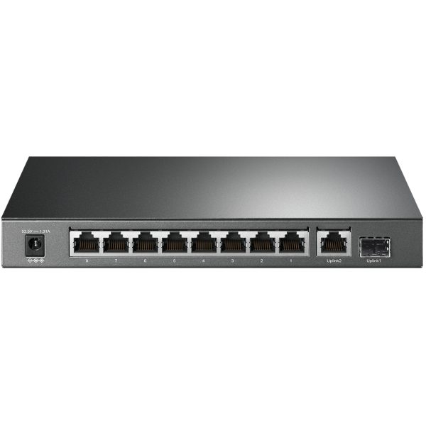 TP-Link TL-SG1210P dispositivo de redes No administrado Gigabit Ethernet (10/100/1000) Energía sobre Ethernet (PoE) Gris - Imagen 2