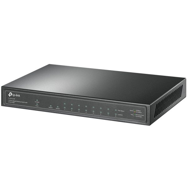 TP-Link TL-SG1210P dispositivo de redes No administrado Gigabit Ethernet (10/100/1000) Energía sobre Ethernet (PoE) Gris - Imagen 3