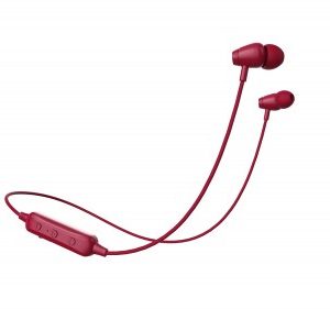 Naceb Technology NA-0314R audífono y auriculare Audífonos Inalámbrico Intra auditivo Llamadas/Música MicroUSB Bluetooth Rojo
