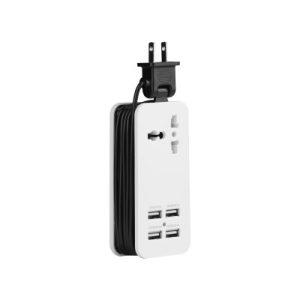 Naceb Technology NA-0705 extensión de corriente 1.5 m Blanco
