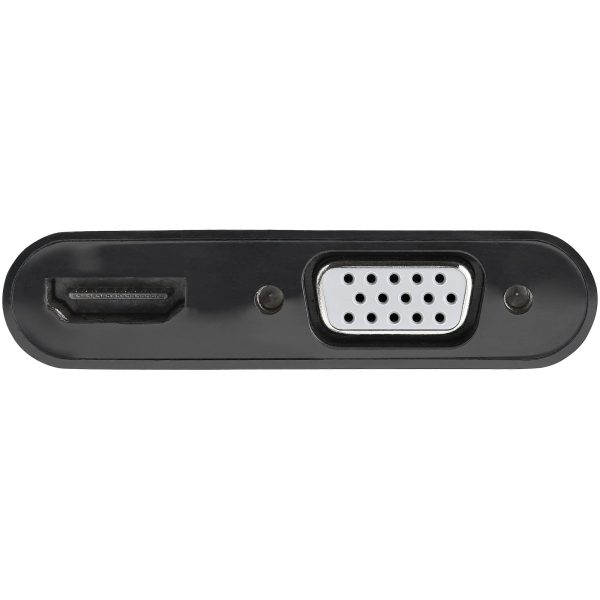 StarTech.com Adaptador DisplayPort a HDMI VGA - Dongle Convertidor DisplayPort 1.2 HBR2 a HDMI 2.0 (4K 60Hz) o VGA 1080p - Adaptador DP a Monitor HDMI o VGA - Adaptador de Vídeo Digital - Imagen 4