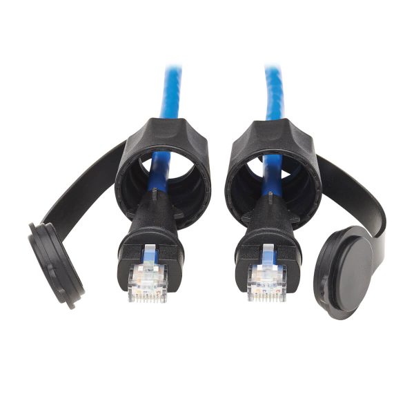 Tripp Lite N200P-010BL-IND Cable Ethernet (UTP) Cat6 Industrial, RJ45 M/M, 100W PoE, CMR-LP, IP68, Azul, 3.05 m [10 pies]