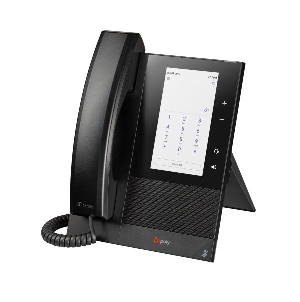 Poly Teléfono multimedia empresarial CCX 400 para Microsoft Teams y habilitado para alimentación a través de Ethernet (PoE) - Imagen 2