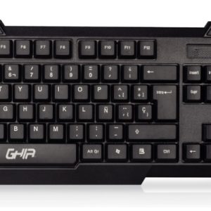 Ghia GTA50 teclado Oficina USB QWERTY Español Negro