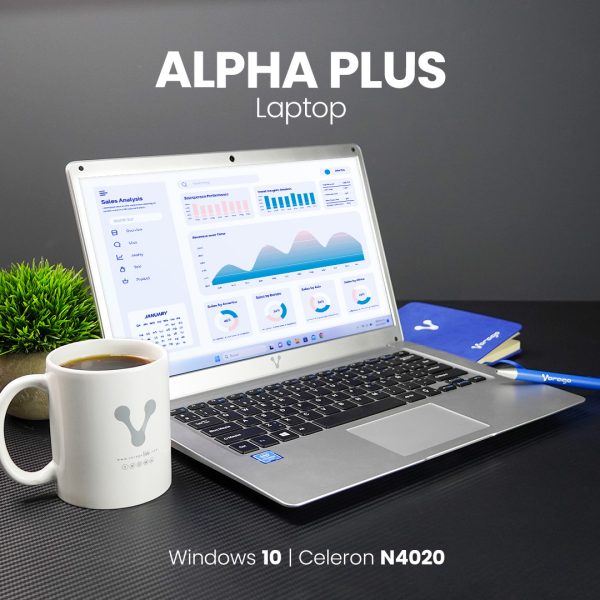 Vorago ALPHA PLUS 4020-10-2 ordenador portatil Intel® Celeron® N N4020 Portátil 35,6 cm (14") HD 4 GB DDR4-SDRAM 564 GB Unidad de disco duro Wi-Fi 4 (802.11n) Windows 10 Pro Plata - Imagen 3