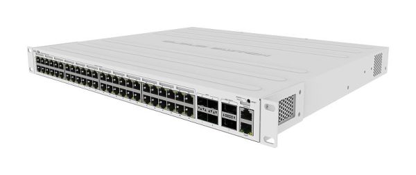 Mikrotik CRS354-48P-4S+2Q+RM dispositivo de redes Gestionado L3 Gigabit Ethernet (10/100/1000) Energía sobre Ethernet (PoE) 1U - Imagen 3