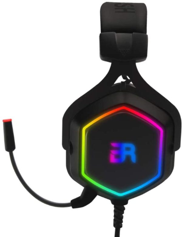 Balam Rush BR-929776 audífono y auriculare Auriculares Alámbrico Diadema Juego USB tipo A Negro - Imagen 3