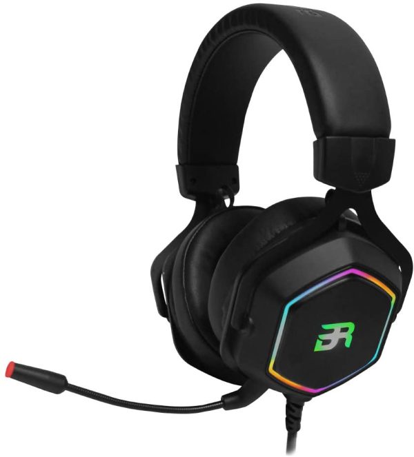 Balam Rush BR-929776 audífono y auriculare Auriculares Alámbrico Diadema Juego USB tipo A Negro - Imagen 2