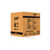 Ghia CB-1666 cable de red Negro 305 m Cat6 U/UTP (UTP)