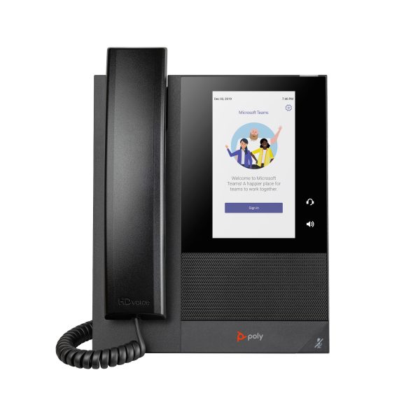 Poly Teléfono multimedia empresarial CCX 400 para Microsoft Teams y habilitado para alimentación a través de Ethernet (PoE) - Imagen 4