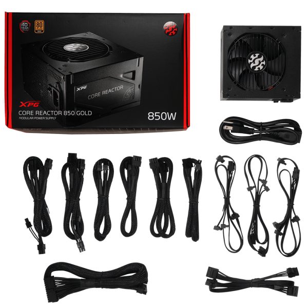 XPG CORE REACTOR unidad de fuente de alimentación 650 W 24-pines ATX Negro - Imagen 4