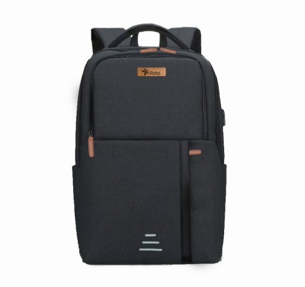 Stylos STABAP2B mochila Negro Poliéster - Imagen 3