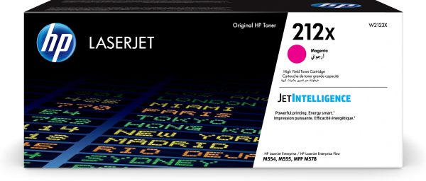HP Cartucho de tóner original LaserJet 212X de alto rendimiento, magenta