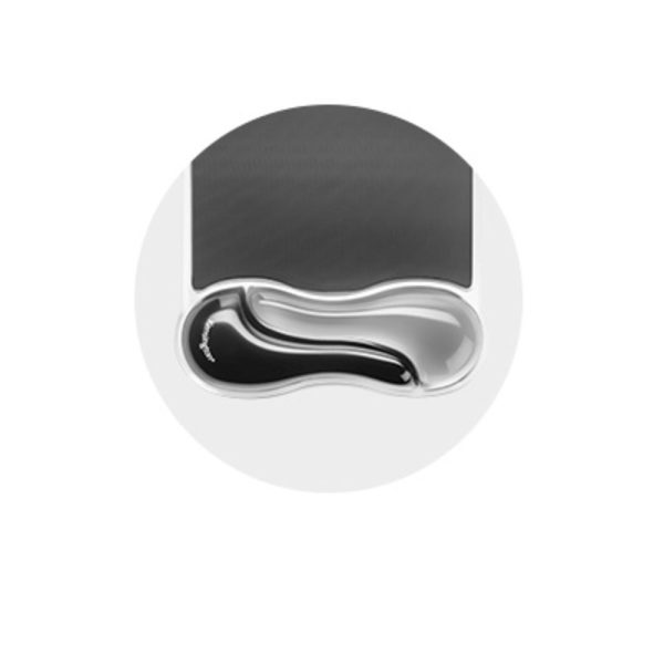 Kensington Descansa muñecas para mouse Duo Gel Negro y Gris - Imagen 4