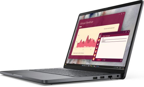 DELL Pro PC14250 Intel Core 7 150U Computadora portátil 35.6 cm (14") Full HD+ 16 GB DDR5-SDRAM 512 GB SSD Wi-Fi 6E (802.11ax) Windows 11 Pro Español Negro - Imagen 3