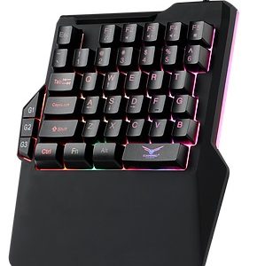 Naceb Technology Atheris teclado Juego USB Inglés Negro