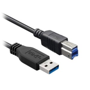 BRobotix 360806 cable USB USB 3.2 Gen 1 (3.1 Gen 1) 1.8 m USB A USB B Negro