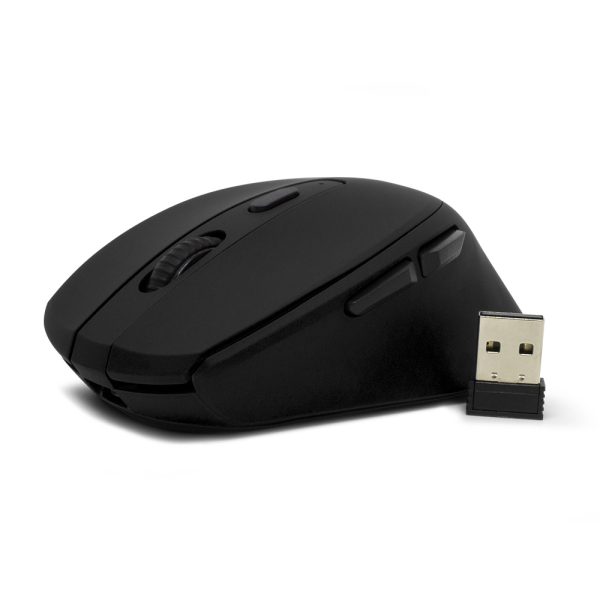 Vorago MO-306 ratón Oficina Diestro RF inalámbrico Óptico 2400 DPI - Imagen 4