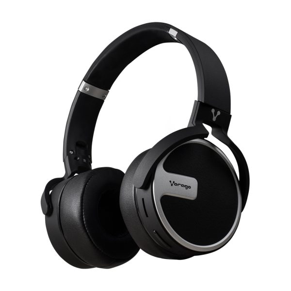 Vorago HPB-201 audífono y auriculare Auriculares Inalámbrico y alámbrico Diadema Llamadas/Música MicroUSB Bluetooth Negro, Plata